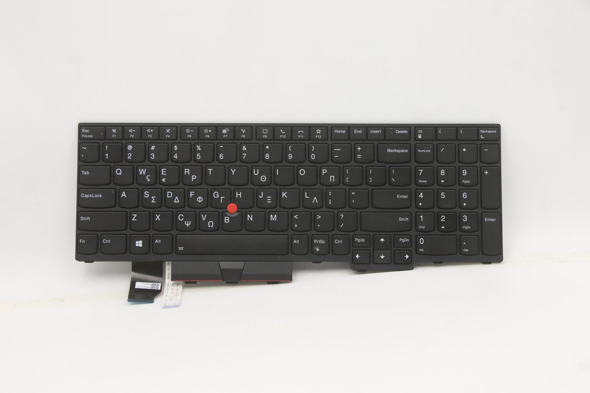 Lenovo Notebook-Ersatztastatur – Griechisch – Schwarz – für ThinkPad L15 (20U7, 20U8)