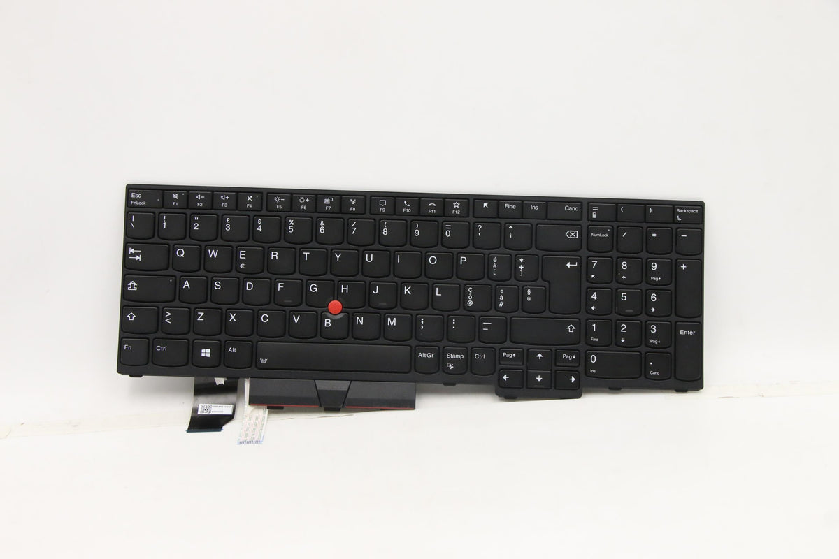 Lenovo Notebook-Ersatztastatur – QWERTY (IT) – schwarz – für ThinkPad L15 (20U7, 20U8)