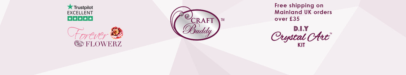 CRAFT Buddy Crystal Art Kit – Diamond Painting Set Leopard – 30 × 30 cm – 11-teilig – ab 8 Jahren