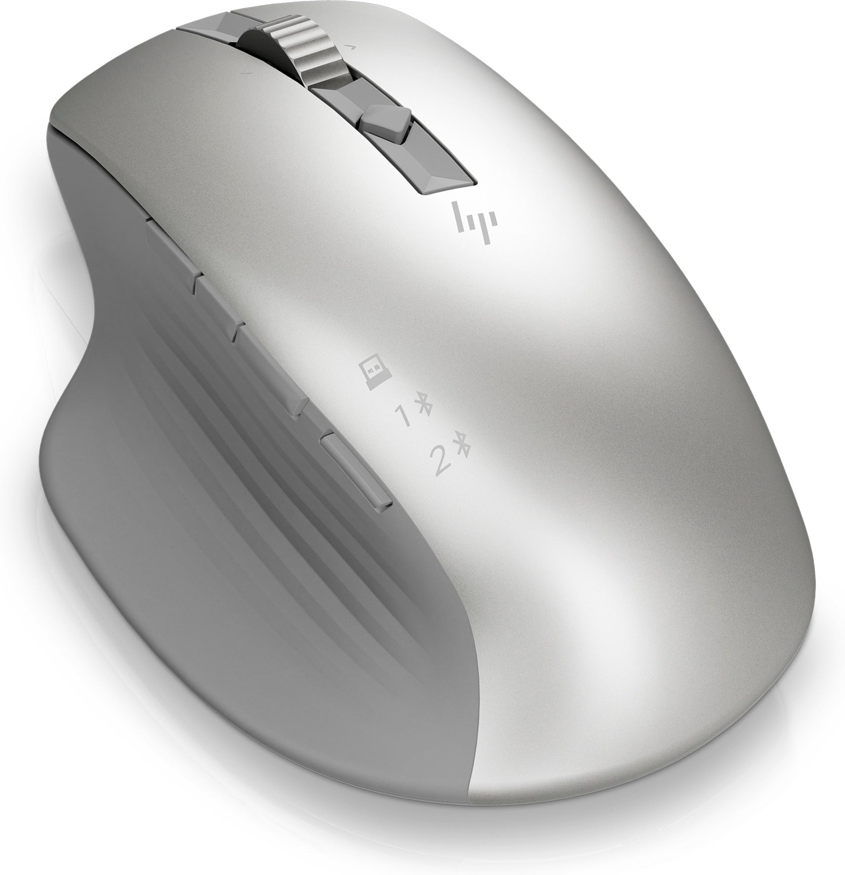 HP 930 Creator Maus – kabellos, USB-A, 3'000 dpi, 7 Tasten, für Rechtshänder, programmierbare Tasten, silber