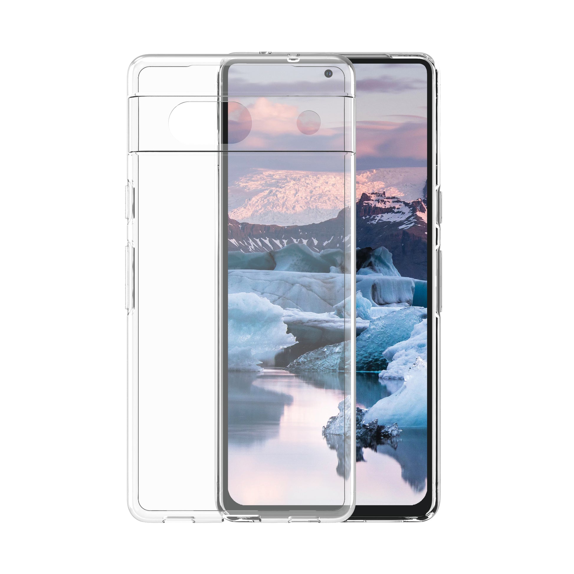 dbramante1928 Greenland – Backcover – für Google Pixel 7a, Recycling-Kunststoff, transparent