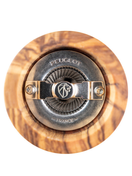 Peugeot Salzmühle Paris – Holz (Olive), Stahlmahlwerk – einstellbar, abnehmbarer Deckel – dunkelbraun