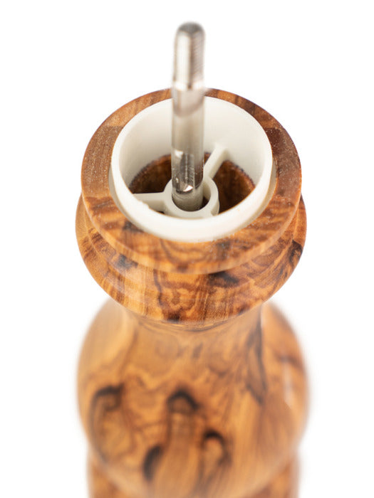 Peugeot Salzmühle Paris – Holz (Olive), Stahlmahlwerk – einstellbar, abnehmbarer Deckel – dunkelbraun