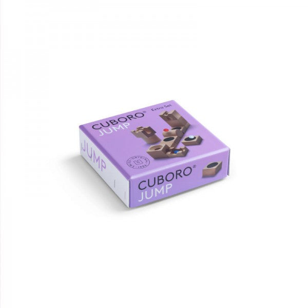 Cuboro JUMP Stapelblöcke – 15-teilig – ab 5 Jahren – Buche – für Cuboro-System