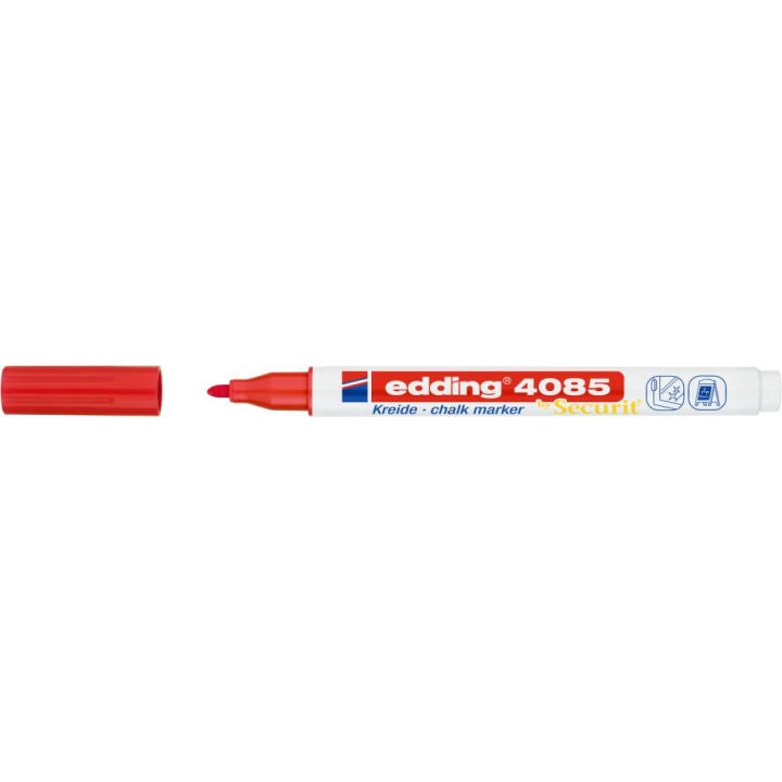 Edding Kreidemarker 4085 – Rund, 1–2 mm – Rot