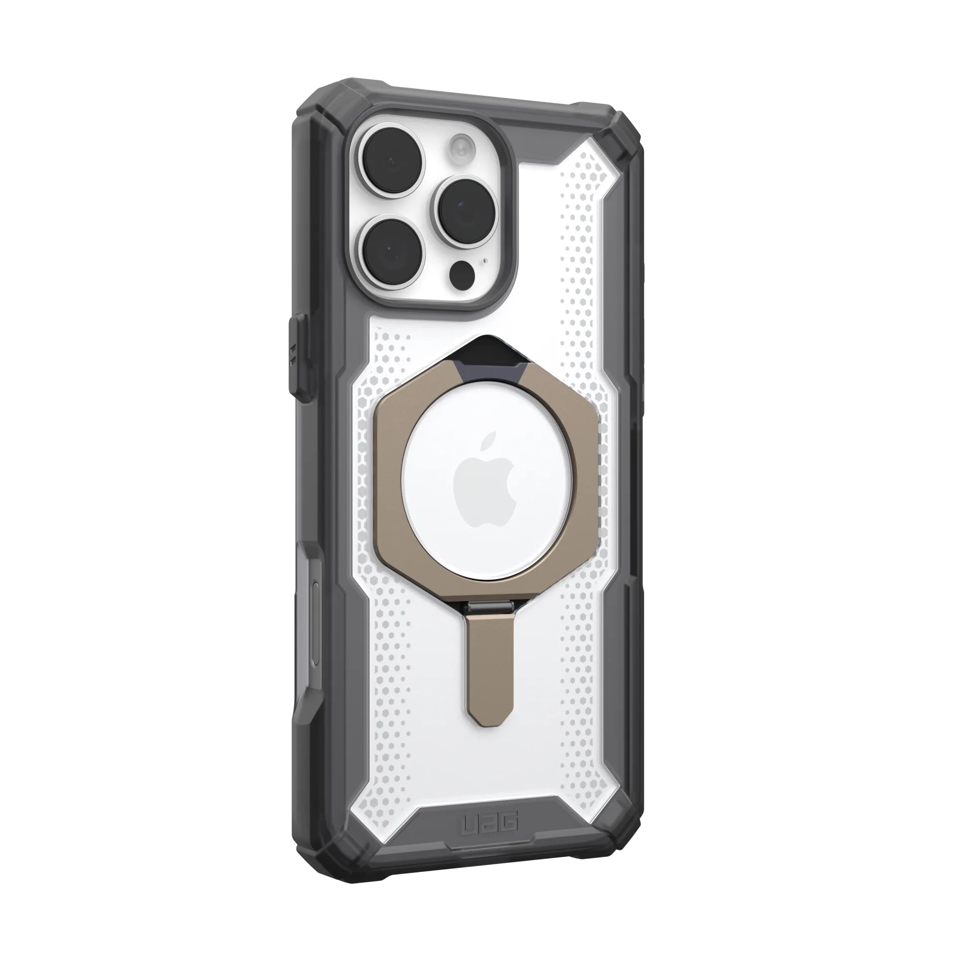 Urban Armor Gear UAG – Backcover – für Apple iPhone 16 Pro Max – Grau/Titanium – MagSafe-kompatibel, absturzsicher bis 6 m