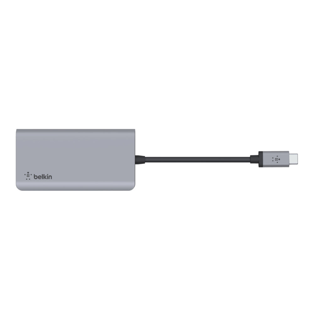 Belkin AVC006btSGY Multiport-Adapter – USB-C, 1× HDMI, 2× USB-A, 100 W PD
