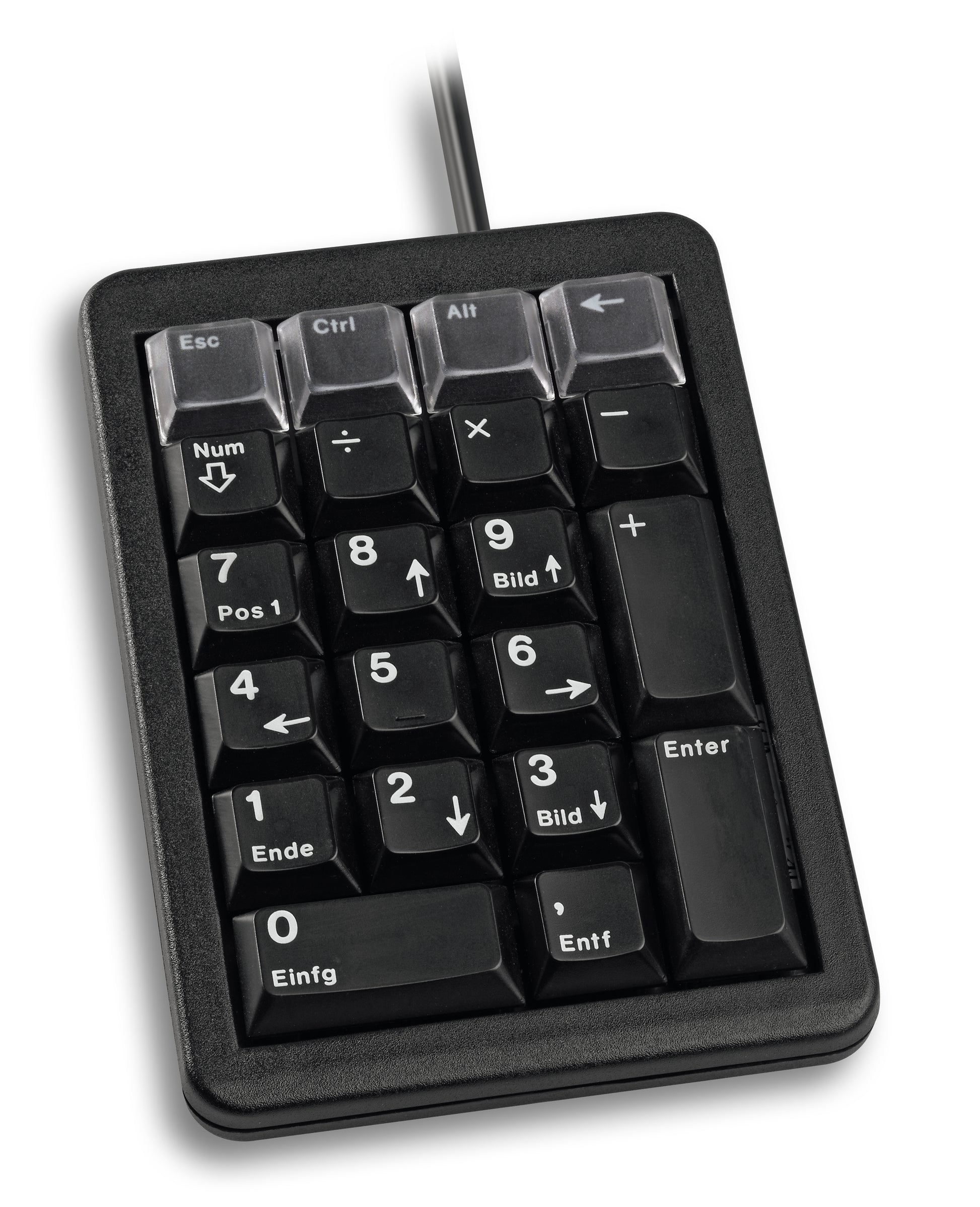 CHERRY G84-4700 – Keypad-Steuerpult – kabelgebunden, USB – 21 Tasten – schwarz