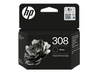 HP 308 Schwarz Tintenpatrone (Original) – 160 Seiten – für HP DeskJet 2900/4300, Envy 6110e/6130e