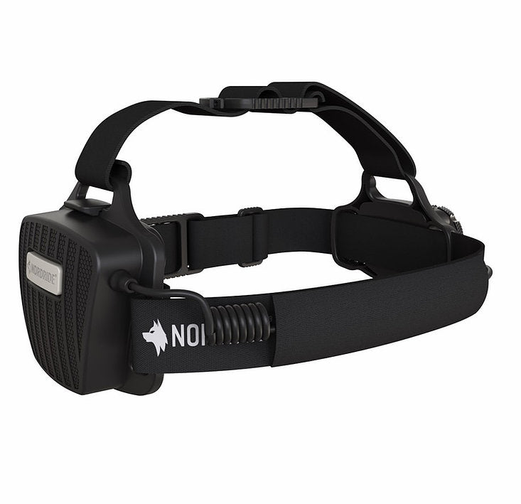 NORDRIDE Stirnlampe PRO R – 640 lm, 250 m, IP65, Laufzeit 18 h – Schwarz