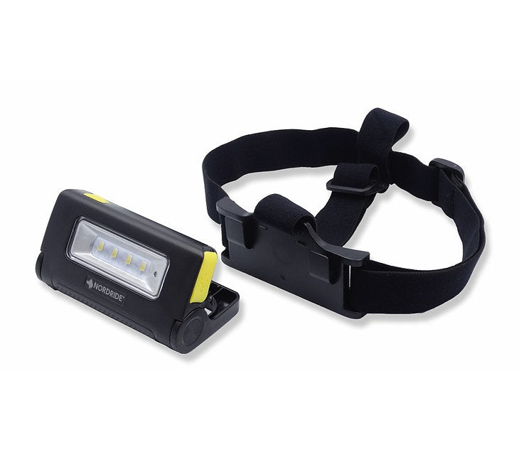 NORDRIDE Stirnlampe – 250 lm, 180 m, IP65, Laufzeit 8 h – Schwarz