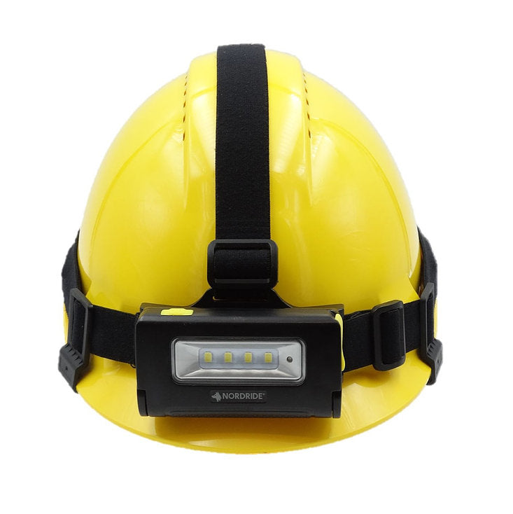 NORDRIDE Stirnlampe – 250 lm, 180 m, IP65, Laufzeit 8 h – Schwarz