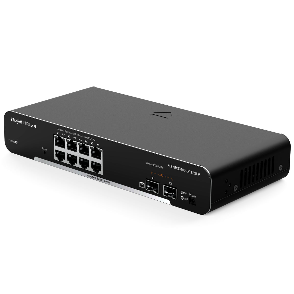 Ruijie Networks RG-NBS3100-8GT2SFP – Managed Switch – 8×GbE, 2×SFP, L2