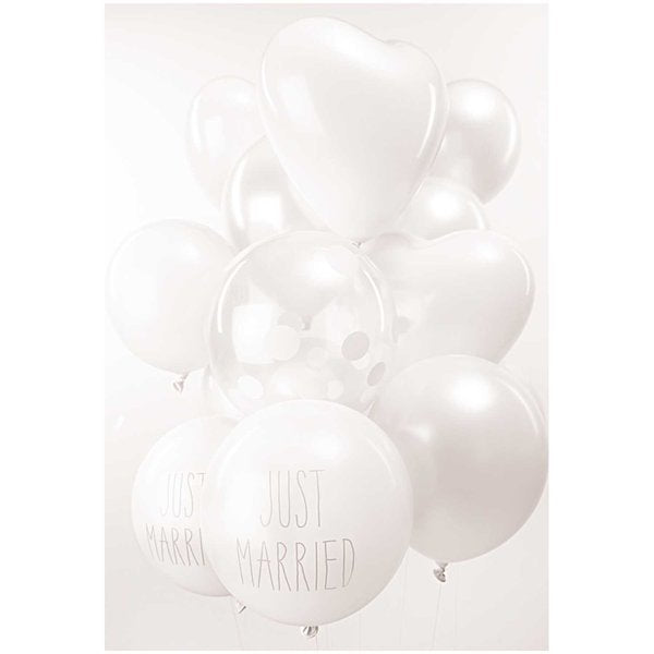 Rico Design Luftballons Punkte – mehrfarbig – Ø 30 cm – Latex – 12 Stk