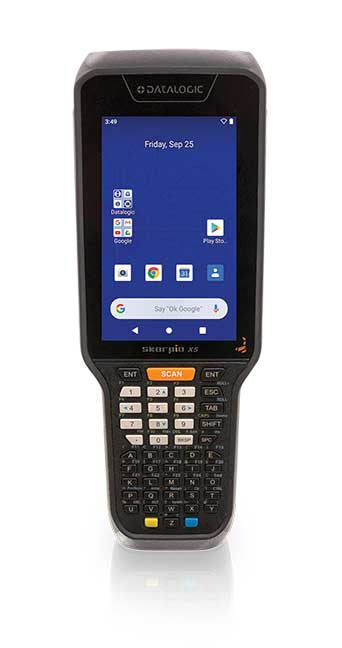 Datalogic Skorpio X5 4,3" – 800 × 480 Touch (5:3), Snapdragon 660, 3 GB RAM, 32 GB Flash, Android 10, Schwarz