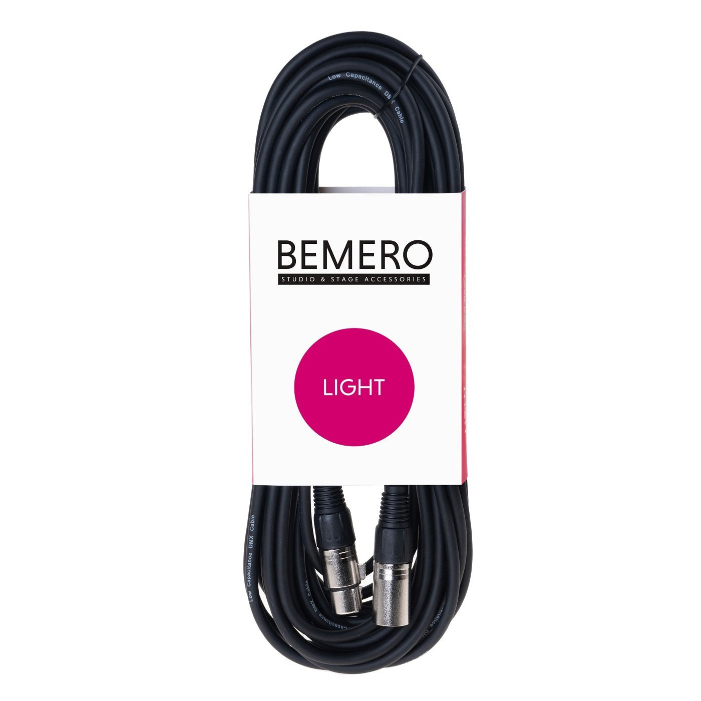 Bemero XLR-Kabel – 3-pol M–F – 20 m, AWG 24