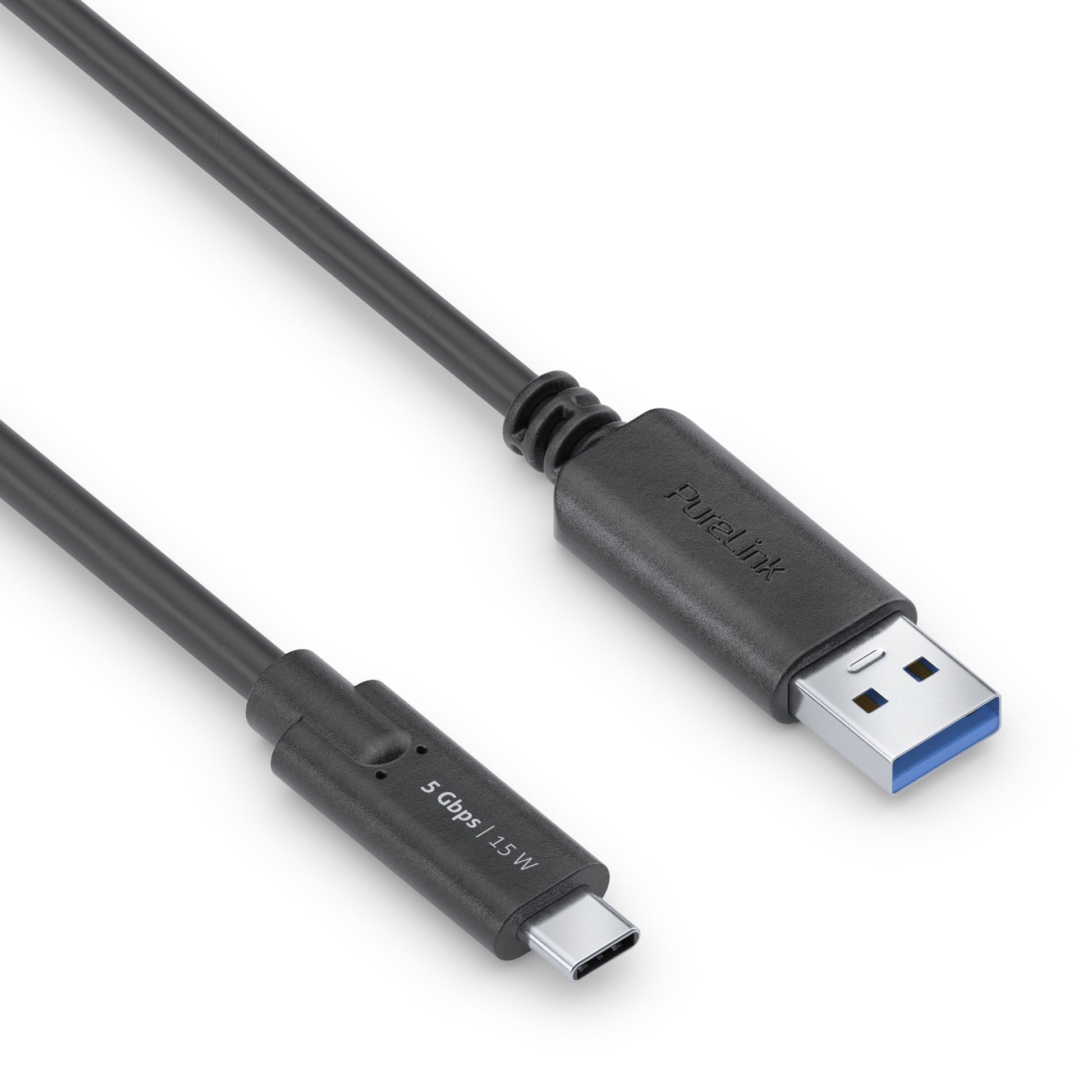 PureLink USB-Kabel, USB-A zu USB-C, 1,5 m, USB 3, Lade-/Datenkabel