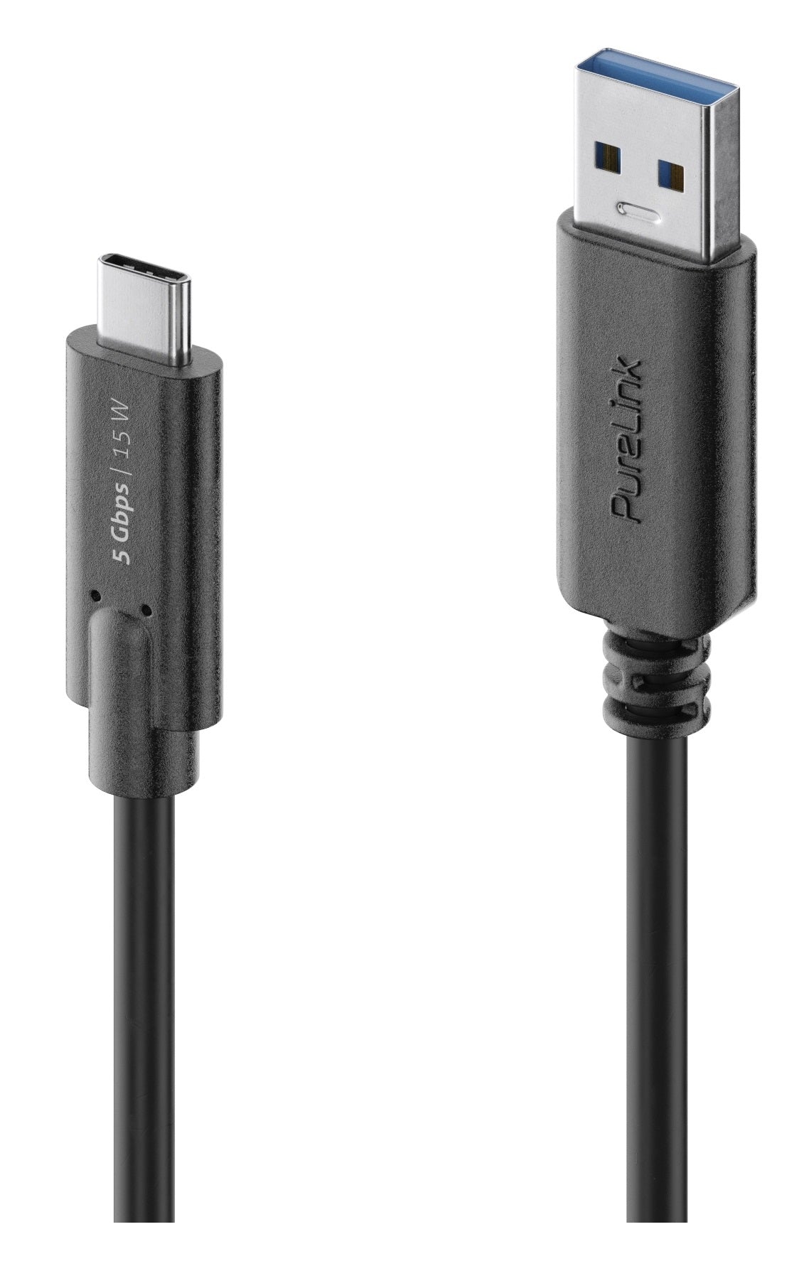 PureLink USB-Kabel, USB-A zu USB-C, 1,5 m, USB 3, Lade-/Datenkabel