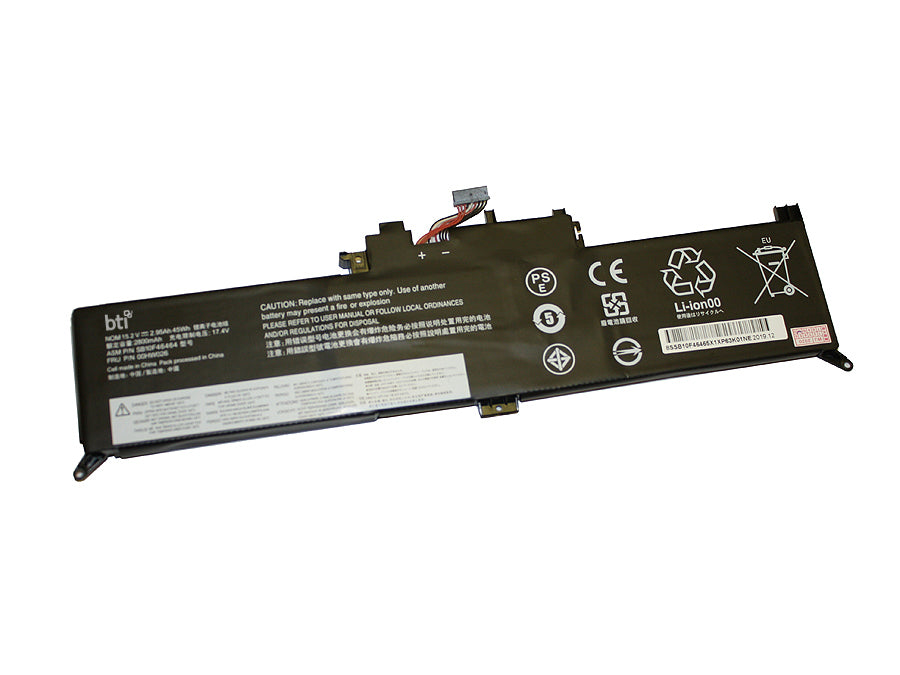 BTI Notebook-Akku – für Lenovo ThinkPad Yoga 260 – 44 Wh, 15,2 V (4 Zellen)
