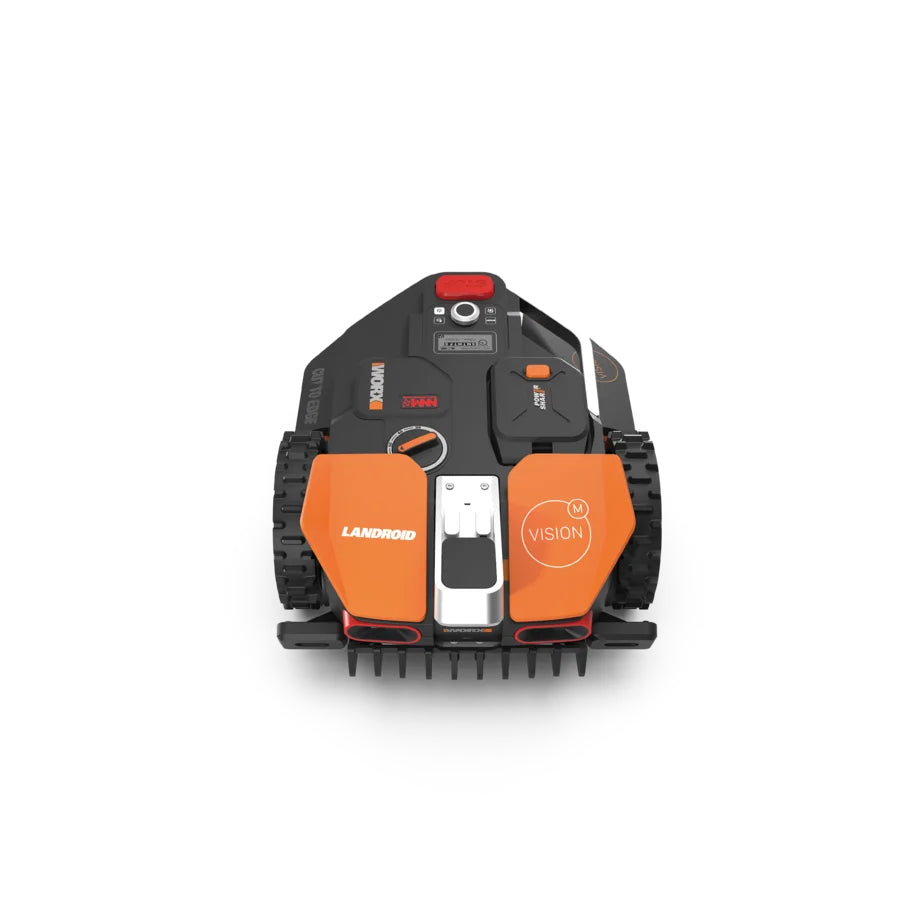 WORX Vision Landroid M600 (WR206E) Rasenmähroboter – 20 V – Schnittbreite 18 cm – 600 m² – 2 Ah Akku & Ladegerät