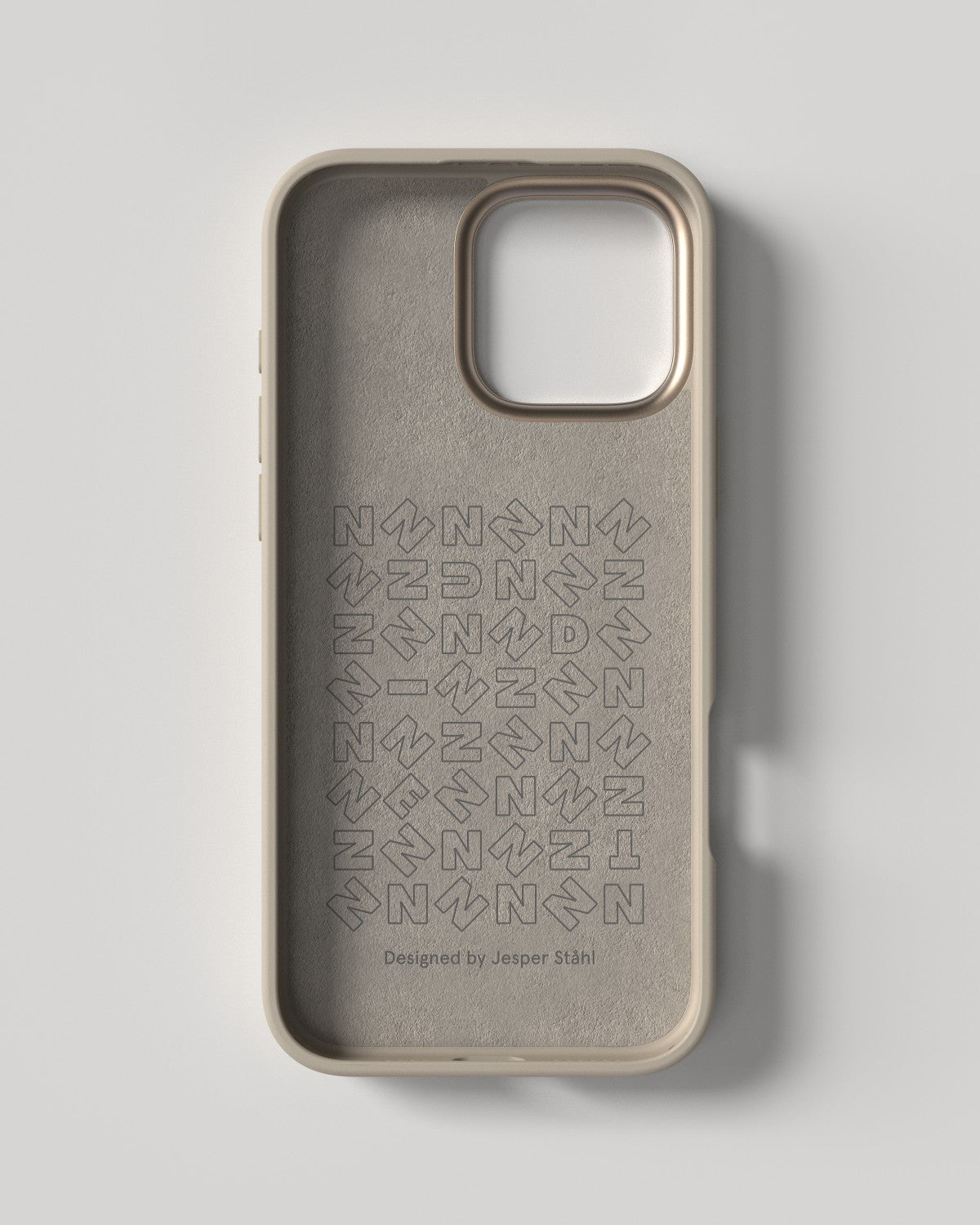 Nudient – Backcover Bold – für Apple iPhone 16 Pro Max – beige – MagSafe-kompatibel