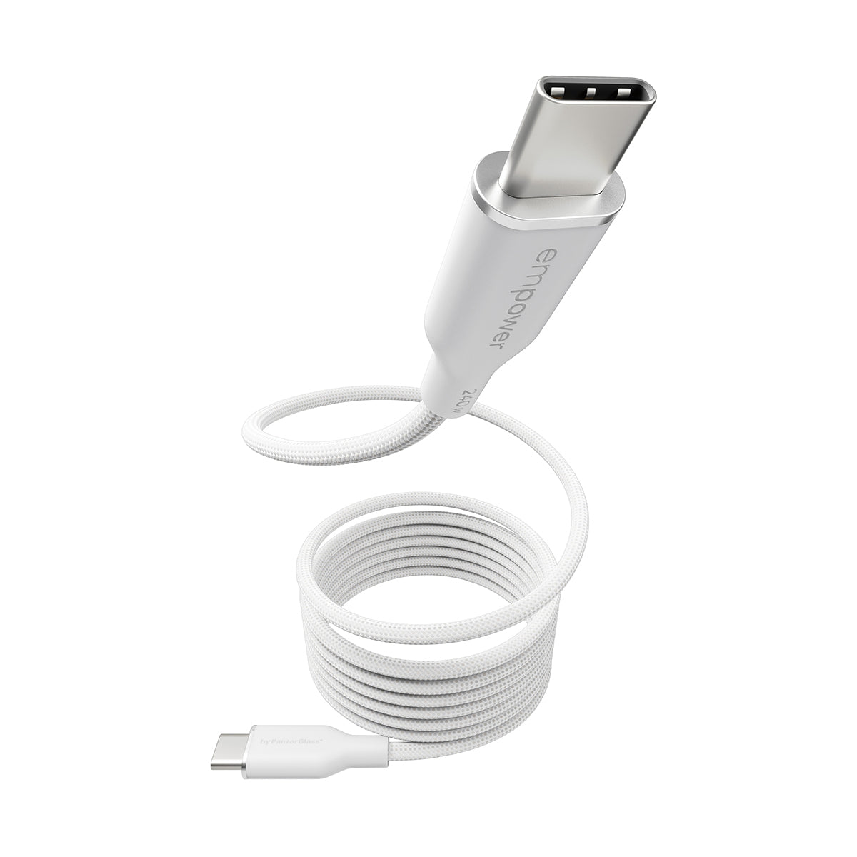 PanzerGlass USB-Kabel, USB-C zu USB-C, 1,5 m, USB 2.0, Lade-/Datenkabel