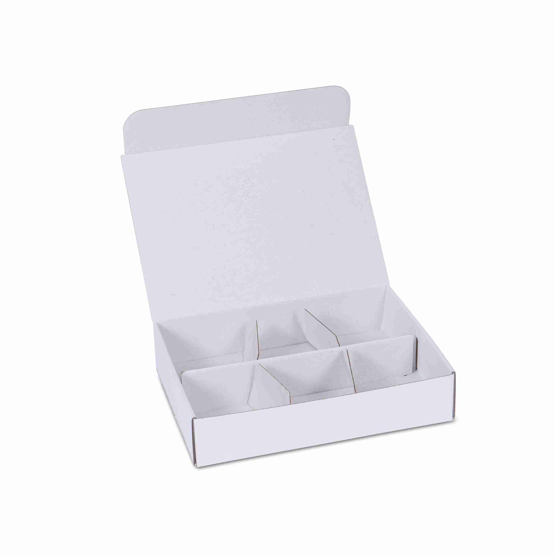 Model Geschenkbox Papier weiss – 220 × 46 × 116 mm – 1 Stk., ab 100 Stk.