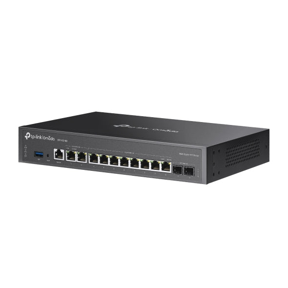 TP-Link ER7412-M2 VPN-Router – 2× 2,5GbE WAN, 7× 1G LAN, 2× SFP, 1× USB, Omada-Plattform