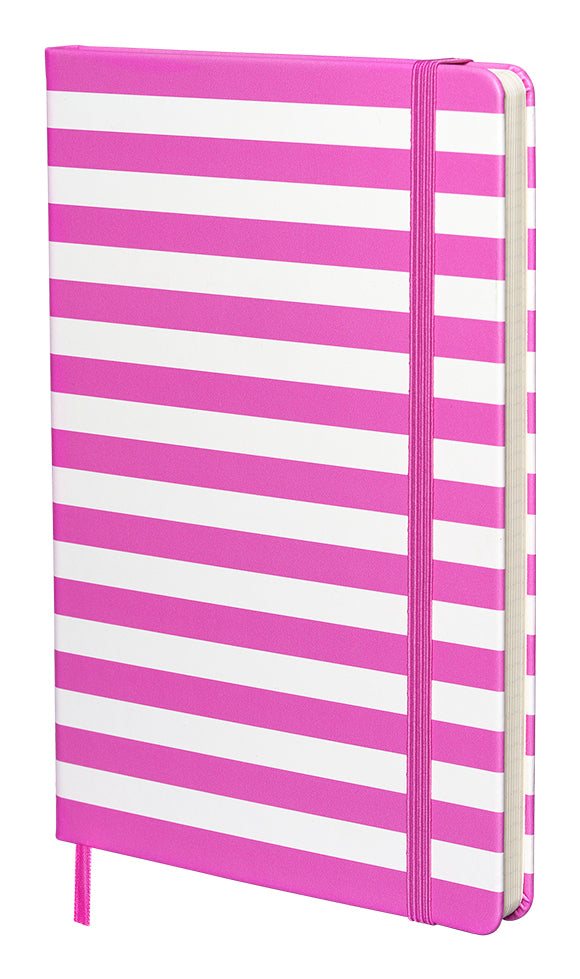 Kolma Notizbuch – A5 – kariert 5 mm – 150 Seiten – Hardcover, weiss/pink