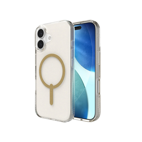 ZAGG Milan Snap Backcover – für Apple iPhone 17, MagSafe, Graphen, Gold, bis 4 m Sturzsicher