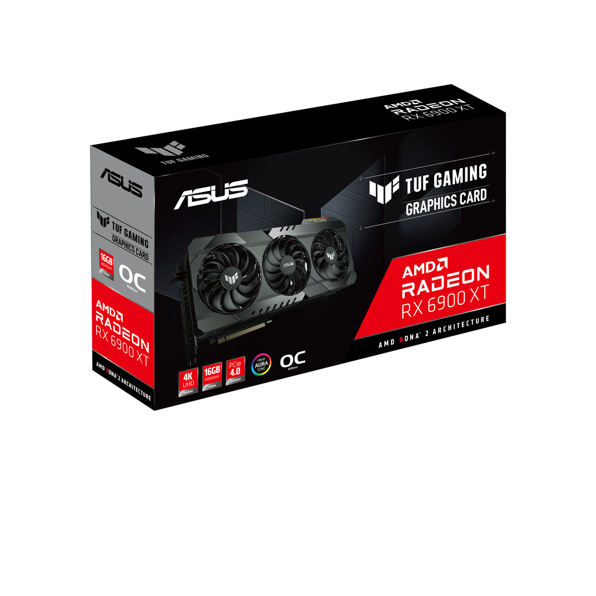 ASUS TUF-RX6900XT-O16G-GAMING – PCIe Grafikkarte – 3×DisplayPort, 1×HDMI, PCIe 4.0, 2×8-Pin