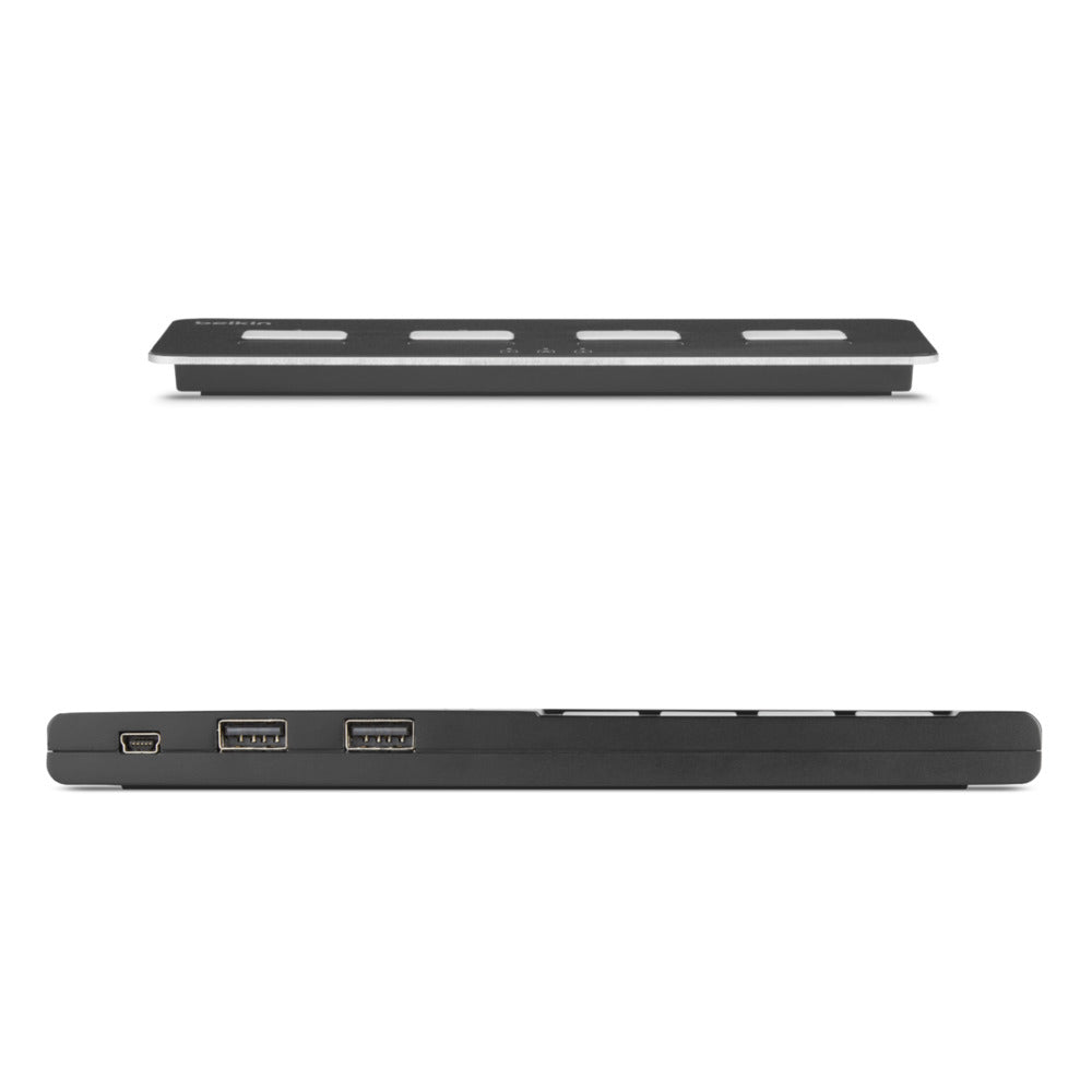 Belkin PP4.0 – KVM-Switch 4×1, Single-Head, modular, sicher, mit Fernbedienung