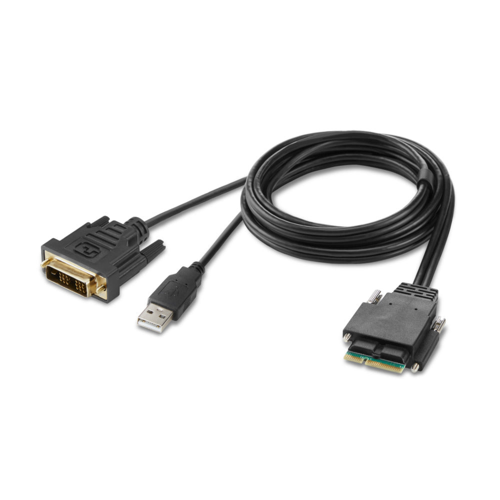 Belkin PP4.0 – KVM-Switch 2×1, DVI, modular, sicher, mit Fernbedienung