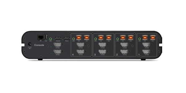 Belkin PP4.0 – KVM-Switch 4×1, DisplayPort/HDMI, Dual-Head, Video Secure