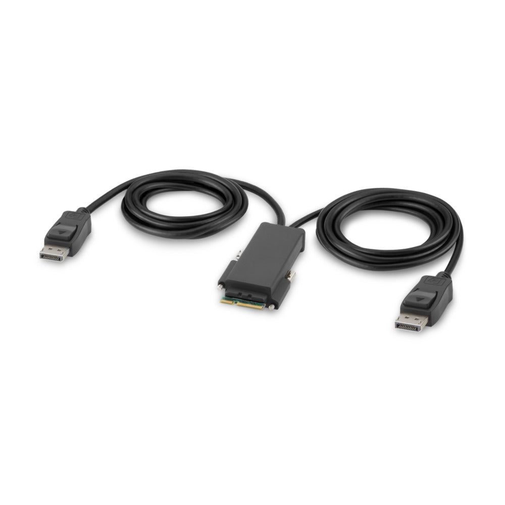 Belkin PP4.0 – KVM-Switch, DisplayPort (Dual-Head), modular, mit Fernbedienung