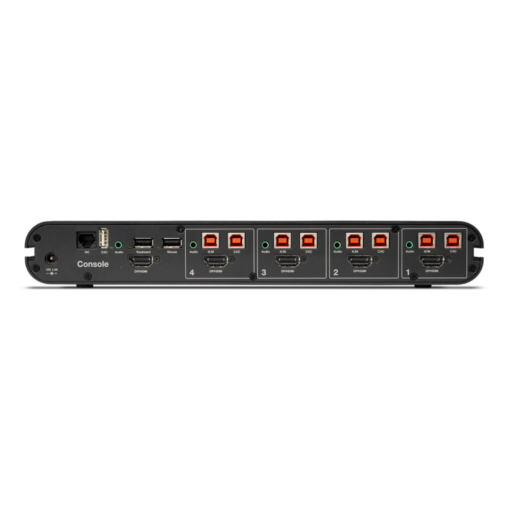 Belkin PP4.0 – KVM-Switch 4×1, DisplayPort/HDMI, Video Secure