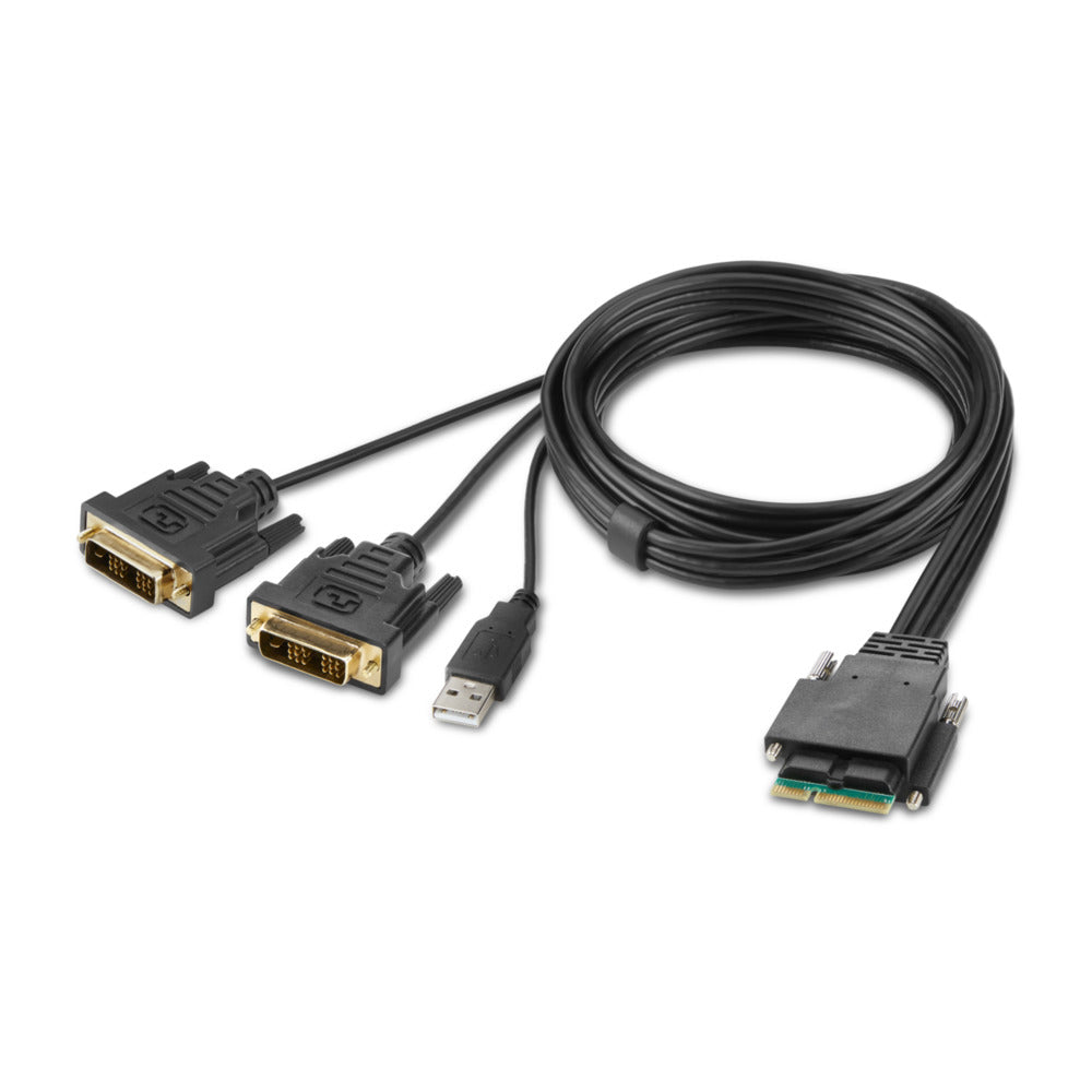 Belkin PP4.0 – KVM-Switch 2×1, Dual-Head DVI, Fernbedienung