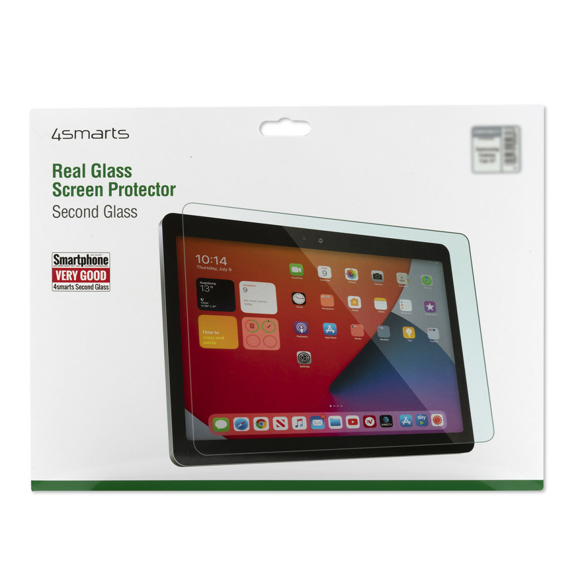4smarts Panzerglas für Samsung Galaxy Tab Active 3 8" – fettabweisend