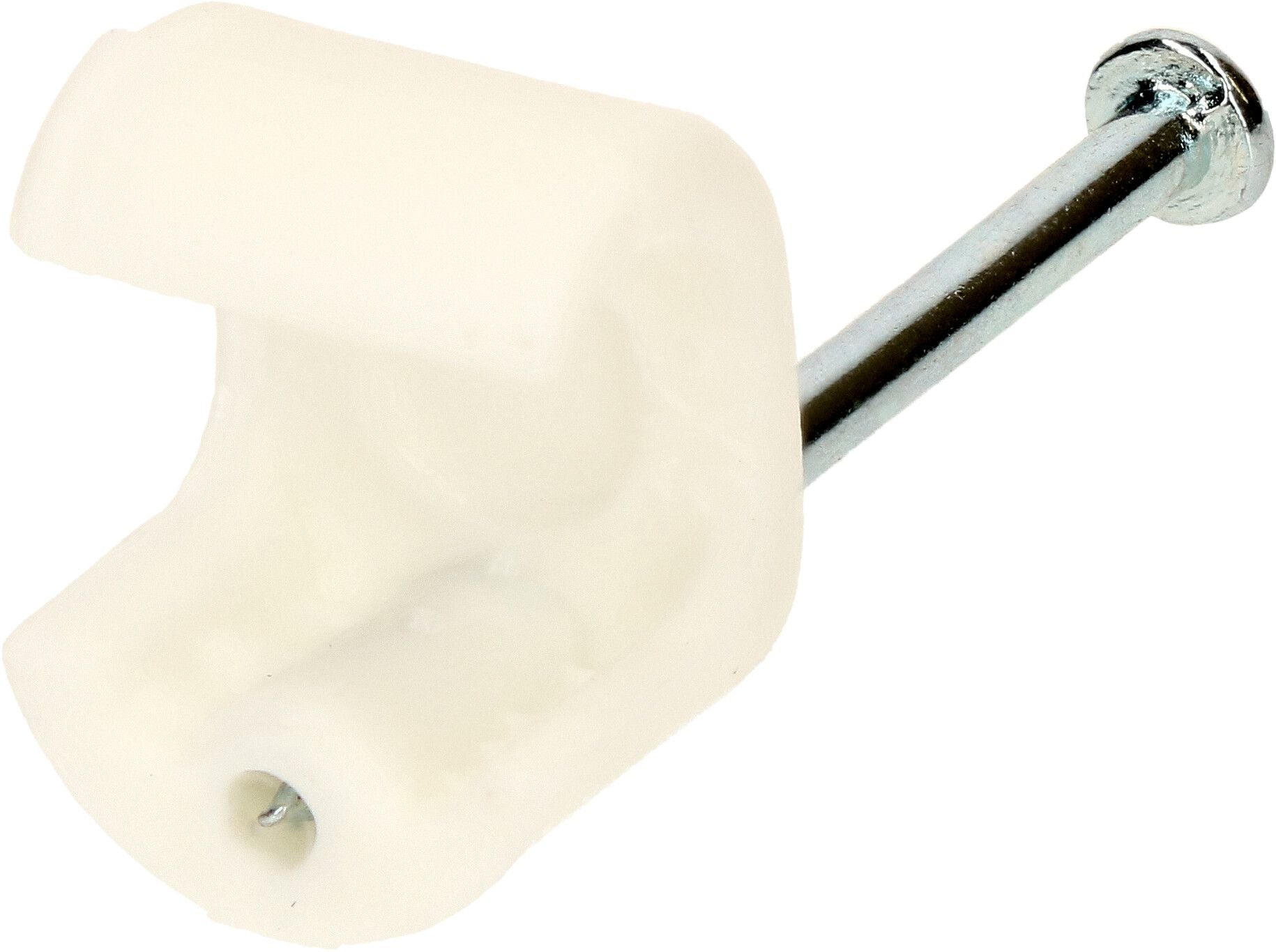 Max Hauri AG Max Hauri Kabelbinder, 25×12 mm, 100er-Pack, Polypropylen (PP) – weiss