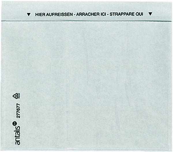 Dokumententasche C6, ohne Fenster, selbstklebend, PE, transparent – 1'000 Stk.