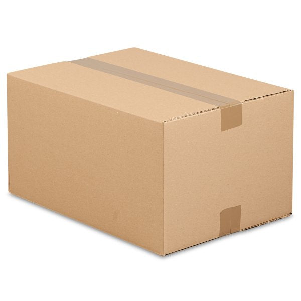 Versandkarton – 590 × 400 × 390 mm, 1-wellig, braun – 10 Stk.