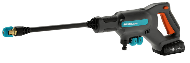 Gardena Akku-Mitteldruckreiniger AquaClean – 24 bar – 5 m Schlauch – Schwarz