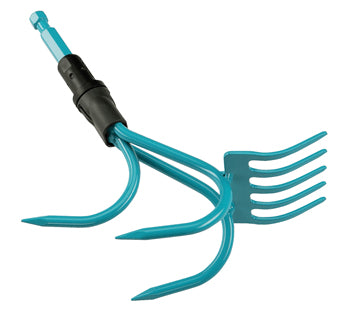 Gardena combisystem Grubber-Rechen – Arbeitsbreite 90 mm, mit Wechselkopf