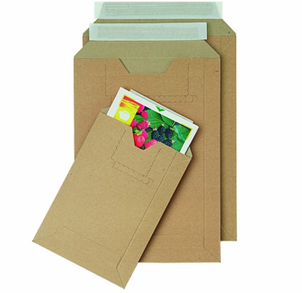 Owo-Sifix Dokumententasche – 240 × 315 mm, ohne Fenster, Karton, braun – 50 Stk.
