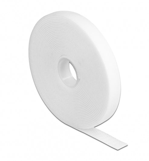 DeLOCK Klettband 5 m × 13 mm, weiss