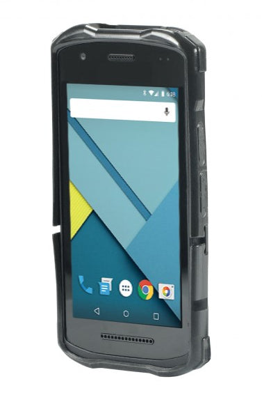 Mobilis Protech Backcover – für Zebra TC21/TC26, TPU, schwarz, mit Handschlaufe, Stifthalter