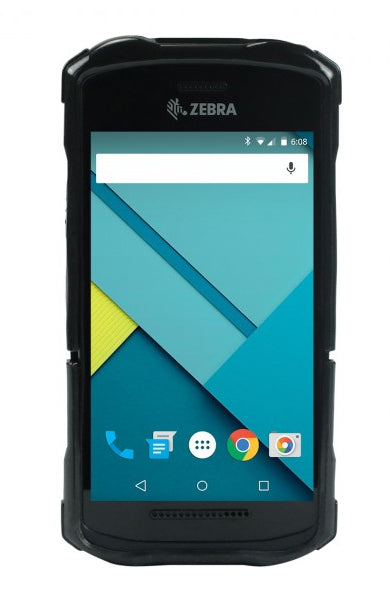 Mobilis Protech Backcover – für Zebra TC21/TC26, TPU, schwarz, mit Handschlaufe, Stifthalter