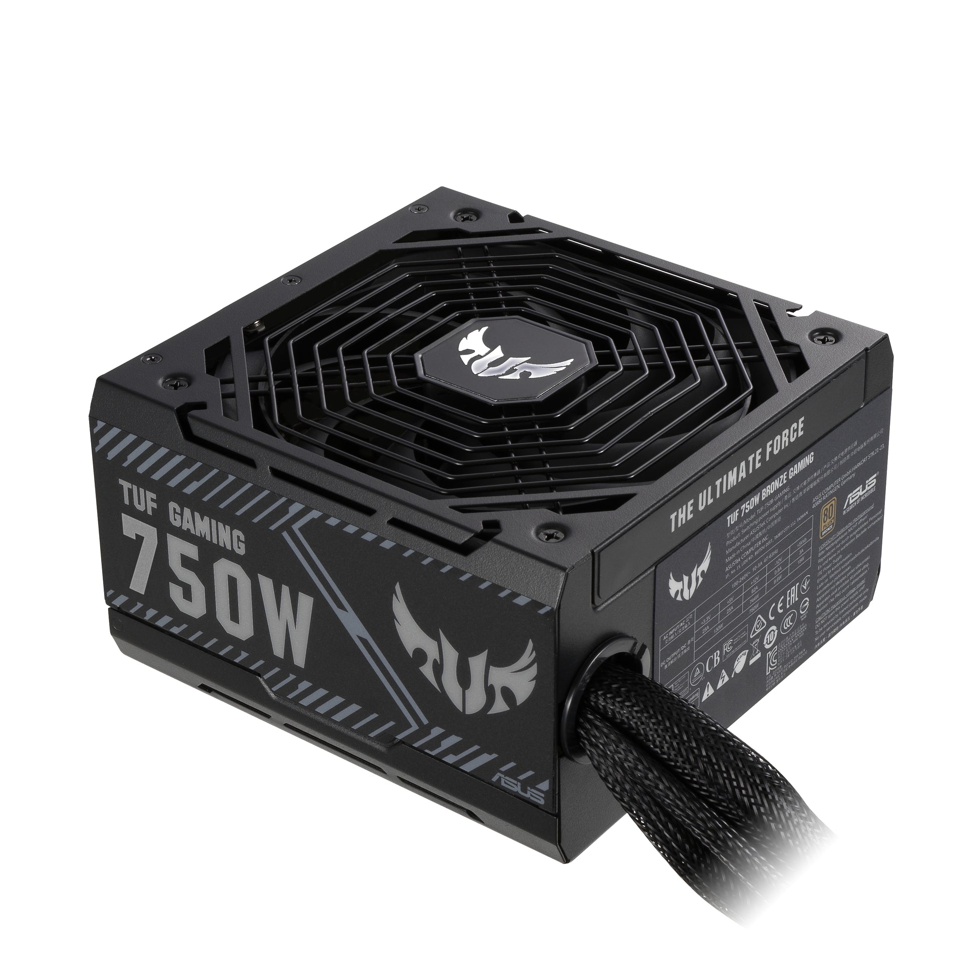 ASUS TUF Gaming 750B ATX-Netzteil 750 W 80 PLUS Bronze – nicht-modular, 20+4-Pin ATX, SATA×5, Molex×4