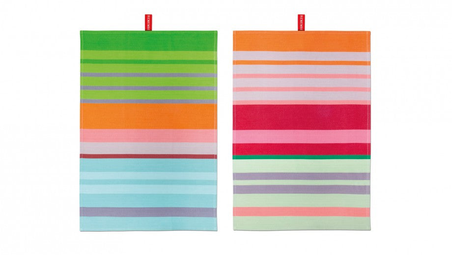 REMEMBER Geschirrtuch – 50 × 70 cm, Mehrfarbig, Baumwolle, 2er-Set