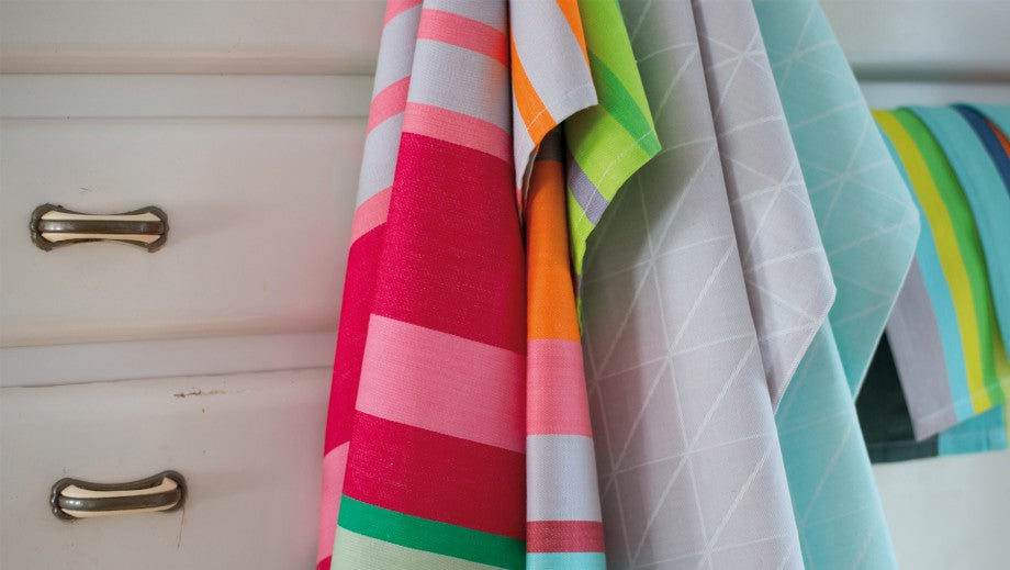 REMEMBER Geschirrtuch – 50 × 70 cm, Mehrfarbig, Baumwolle, 2er-Set